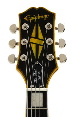 Les Paul Custom Widow Electric Guitar with Gigbag - Yellow