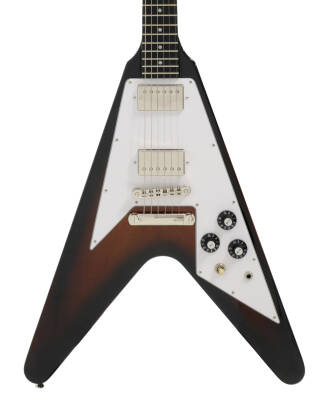 Flying V 70s Electric Guitar with Gigbag - Tobacco Sunburst