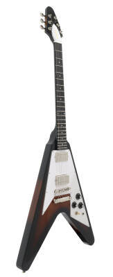 Flying V 70s Electric Guitar with Gigbag - Tobacco Sunburst