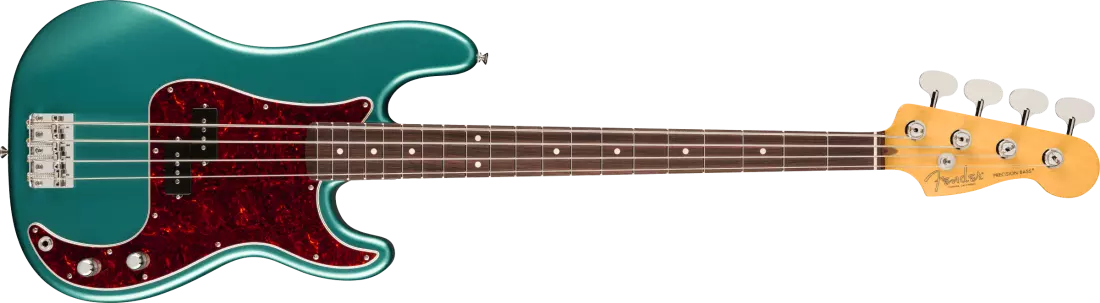 American Professional Classic Precision Bass, Rosewood Fingerboard - Faded Sherwood Green Metallic