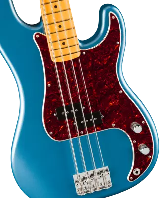 American Professional Classic Precision Bass, Maple Fingerboard - Faded Lake Placid Blue