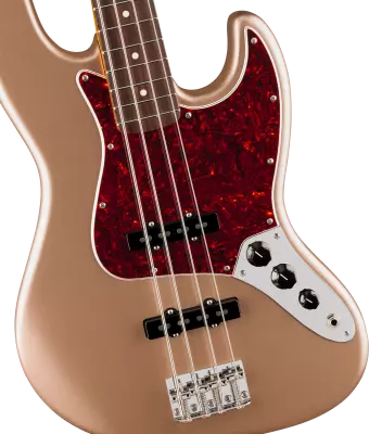 American Professional Classic Jazz Bass, Rosewood Fingerboard - Faded Firemist Gold