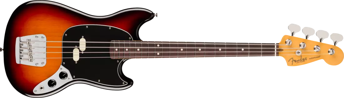 American Professional Classic Mustang Bass, Rosewood Fingerboard - 3-Color Sunburst
