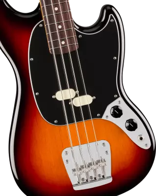 American Professional Classic Mustang Bass, Rosewood Fingerboard - 3-Color Sunburst