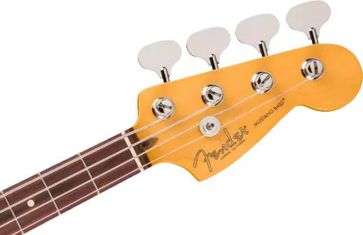 American Professional Classic Mustang Bass, Rosewood Fingerboard - Faded Sherwood Green Metallic