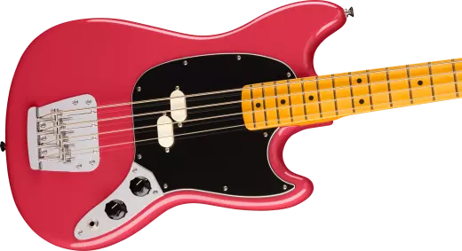 American Professional Classic Mustang Bass, Maple Fingerboard - Faded Dakota Red