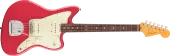 Fender - Guitare \u00e9lectrique Jazzmaster American Professional Classic (fini Dakota rouge d\u00e9lav\u00e9, touche en palissandre)