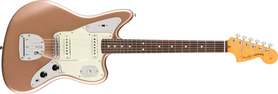 American Professional Classic Jaguar, Rosewood Fingerboard - Faded Firemist Gold