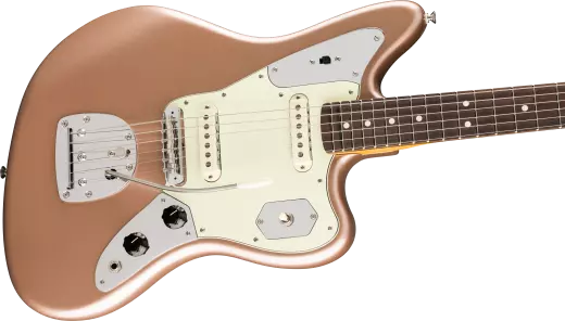 American Professional Classic Jaguar, Rosewood Fingerboard - Faded Firemist Gold