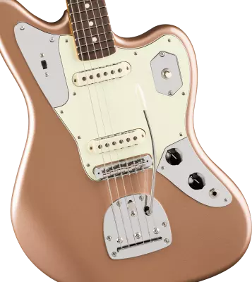 American Professional Classic Jaguar, Rosewood Fingerboard - Faded Firemist Gold