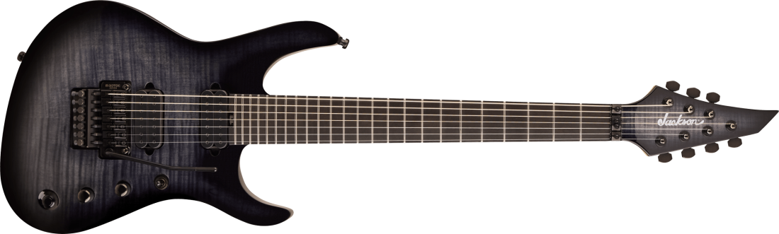 Pro Plus Signature Chris Broderick Soloist 7, Ebony Fingerboard - Transparent Black