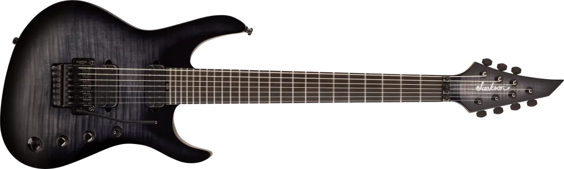 Pro Plus Signature Chris Broderick Soloist 7, Ebony Fingerboard - Transparent Black