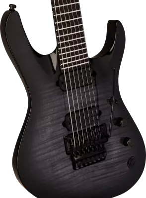 Pro Plus Signature Chris Broderick Soloist 7, Ebony Fingerboard - Transparent Black