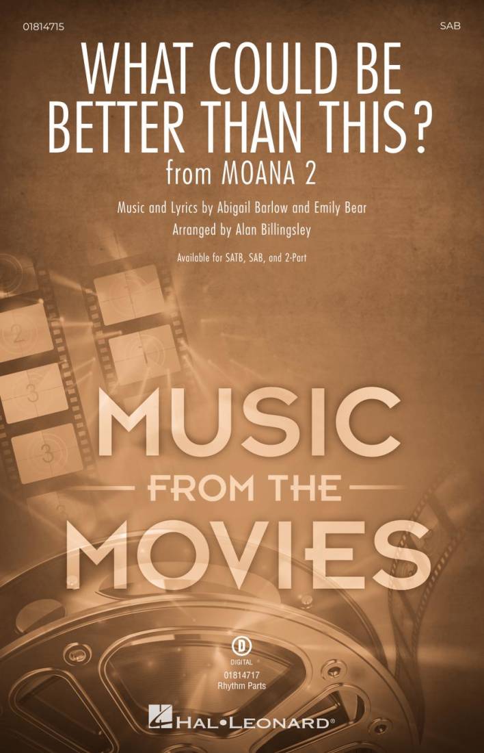 What Could be Better Than This? - Barlow/Bear/Billingsley - Choral Octavo - SAB Accompanied