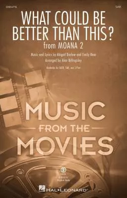 Hal Leonard - What Could be Better Than This? - Barlow/Bear/Billingsley - Choral Octavo - SAB Accompanied