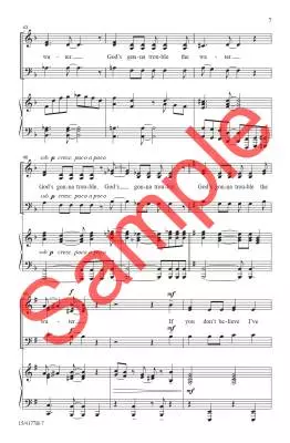 Wade in the Water - Johnson - Choral Octavo - 3-Pt Mixed/Piano