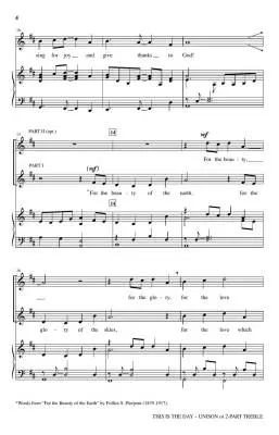 This Is the Day - Pote - Choral Octavo - 2-Pt Accompanied