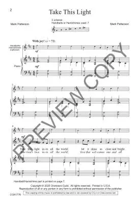 Take This Light - Patterson - Choral Octavo - Unison/Handbells/Handchimes