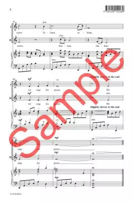 Salaam, Shalom (We Sing for Peace) - Burrows - Choral Octavo - 2-Pt/Piano/Opt. Violin