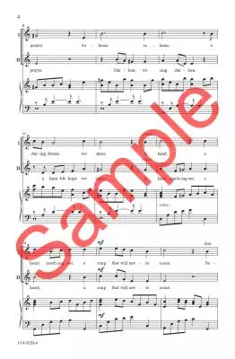 Salaam, Shalom (We Sing for Peace) - Burrows - Choral Octavo - 2-Pt/Piano/Opt. Violin