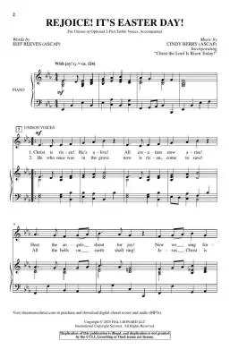 Rejoice! It\'s Easter Day! - Berry - Choral Octavo - 2-Pt Accompanied