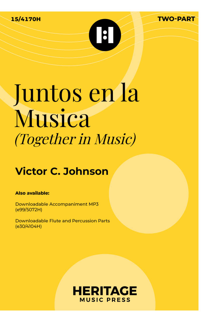 Juntos en la Musica (Together in Music) - Johnson - Choral Octavo - 2-Pt Piano/Flute/Small Percussion