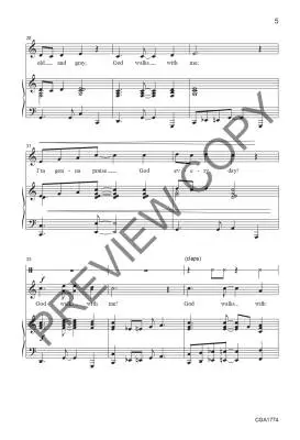 God Walks with Me - Kornelis - Choral Octavo - 2-Pt Piano/Opt. Percussion