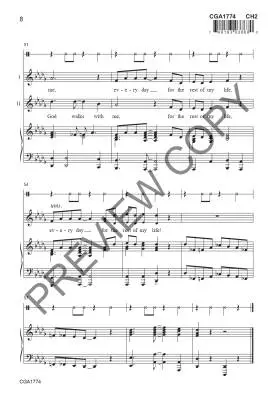 God Walks with Me - Kornelis - Choral Octavo - 2-Pt Piano/Opt. Percussion