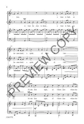 First Light of Christmas - Burrows - Choral Octavo - 2-Pt Accompanied