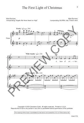 First Light of Christmas - Burrows - Choral Octavo - 2-Pt Accompanied