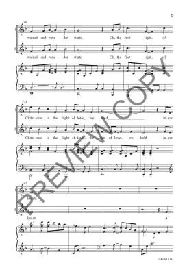 First Light of Christmas - Burrows - Choral Octavo - 2-Pt Accompanied