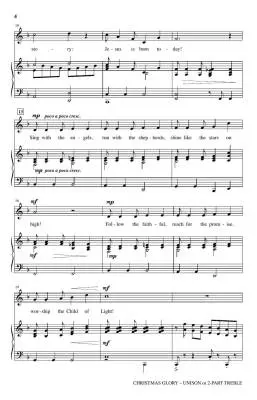 Christmas Glory - Martin - Choral Octavo - 2-Pt Accompanied