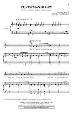 Christmas Glory - Martin - Choral Octavo - 2-Pt Accompanied
