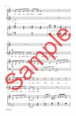 (More) Christmas in about Three Minutes Weston Chant choral in-octavo 2voix avec accompagnement