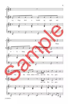 (More) Christmas in about Three Minutes Weston Chant choral in-octavo 2voix avec accompagnement