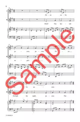 (More) Christmas in about Three Minutes Weston Chant choral in-octavo 2voix avec accompagnement