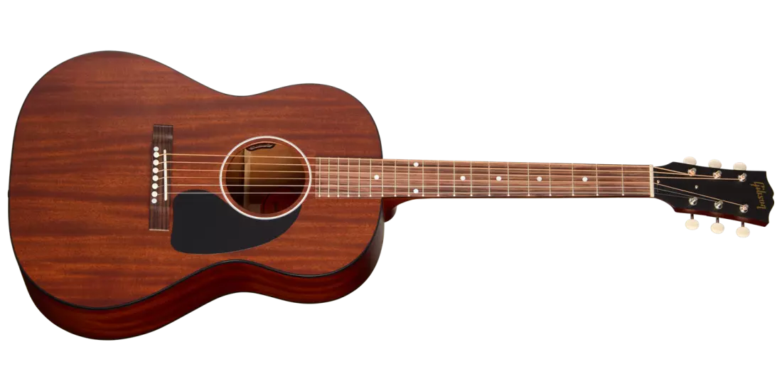 LG-2 All Mahogany Faded Acoustic/Electric Guitar with Hardshell Case - Faded Natural
