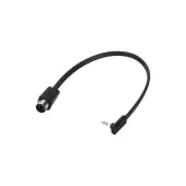 RockBoard by Warwick - Flat TRS to MIDI Type A Cable, Black - 30 cm