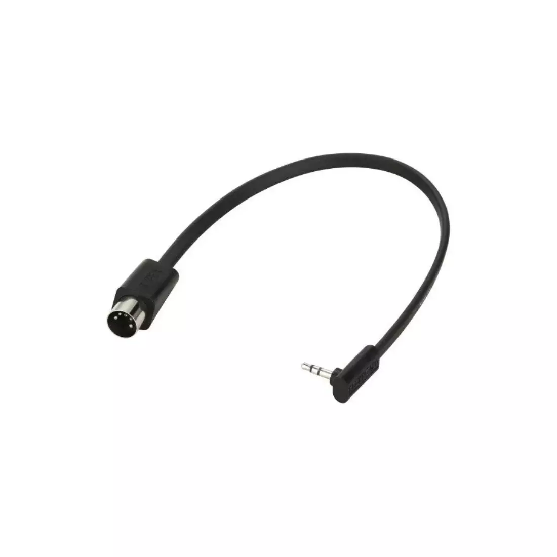 Flat TRS to MIDI Type A Cable, Black - 30 cm