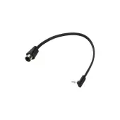RockBoard by Warwick - Flat TRS to MIDI Type B Cable, Black - 30 cm
