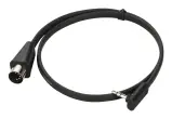 RockBoard by Warwick - Flat TRS to MIDI Type B Cable, Black - 60 cm