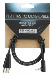Flat TRS to MIDI Type B Cable, Black - 60 cm