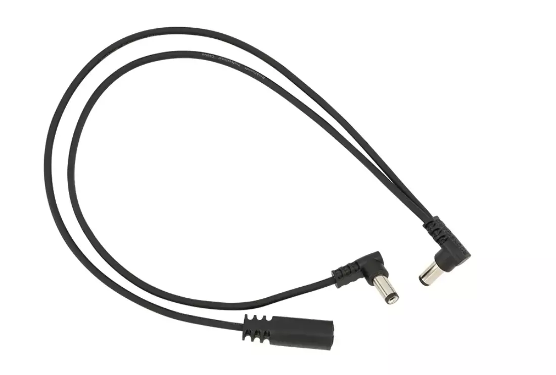Flat Daisy Chain Cable with 2 Outputs, Right-Angle