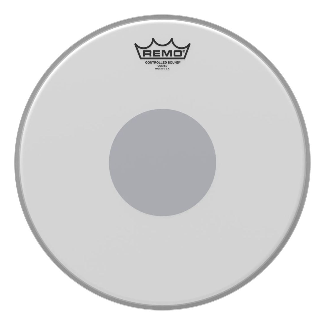 Controlled Sound Coated Black Dot Drumhead, Bottom Black Dot - 13\'\'