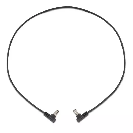 RockBoard by Warwick - Flat Power Cable, Angled/Angled - 60 cm