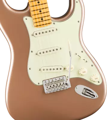 American Professional Classic Stratocaster, Maple Fingerboard - Faded Firemist Gold