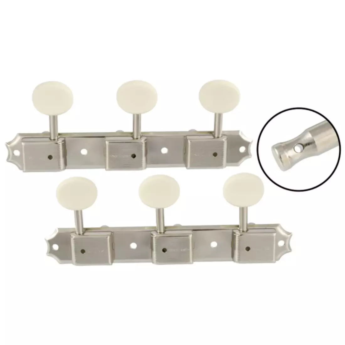 Gotoh Vintage Style Deluxe 3x3 Strip Keys - Nickel