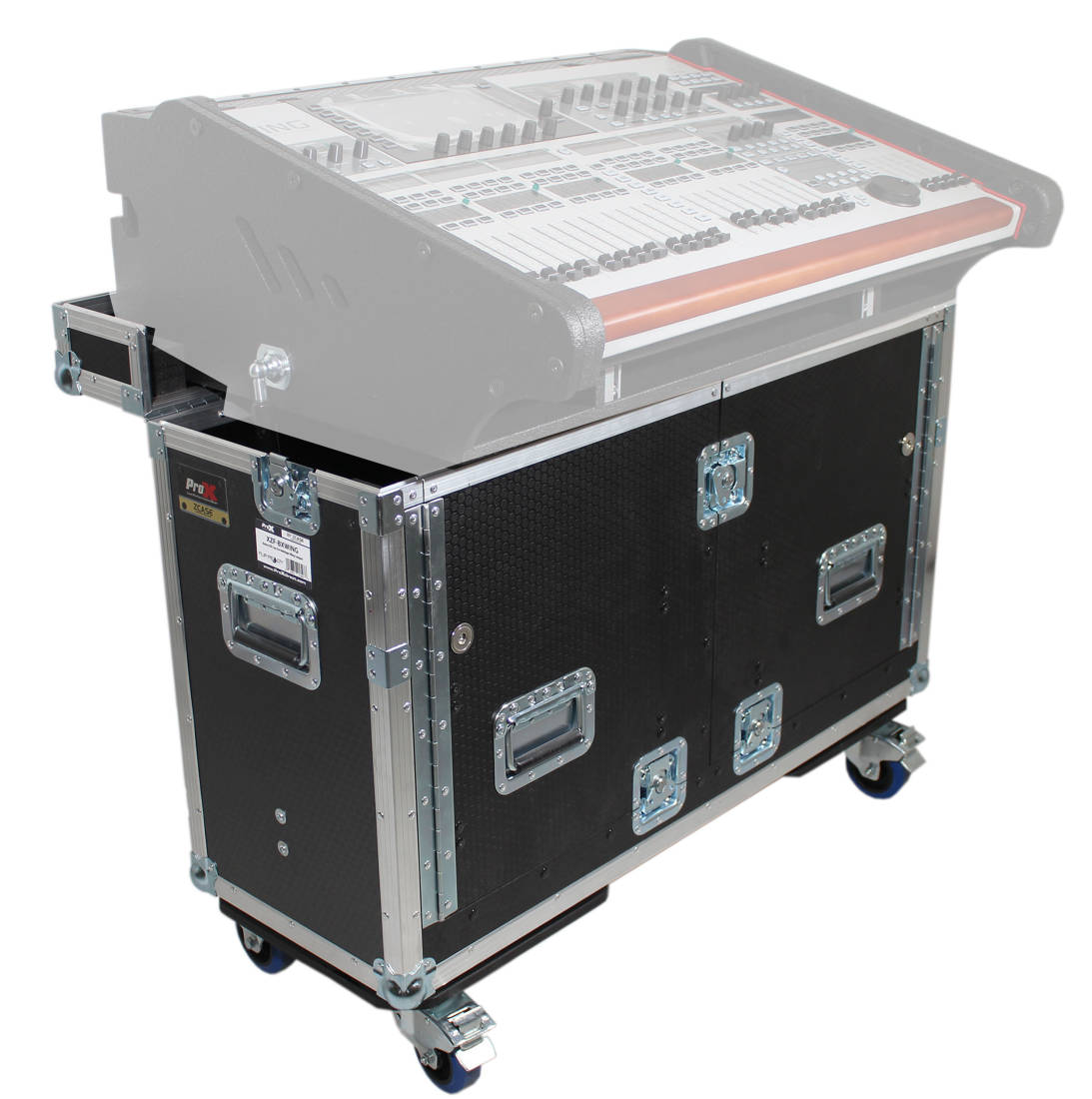 Behringer Wing Flip-Ready Hydraulic Console Easy Retracting Lifting Flight Case