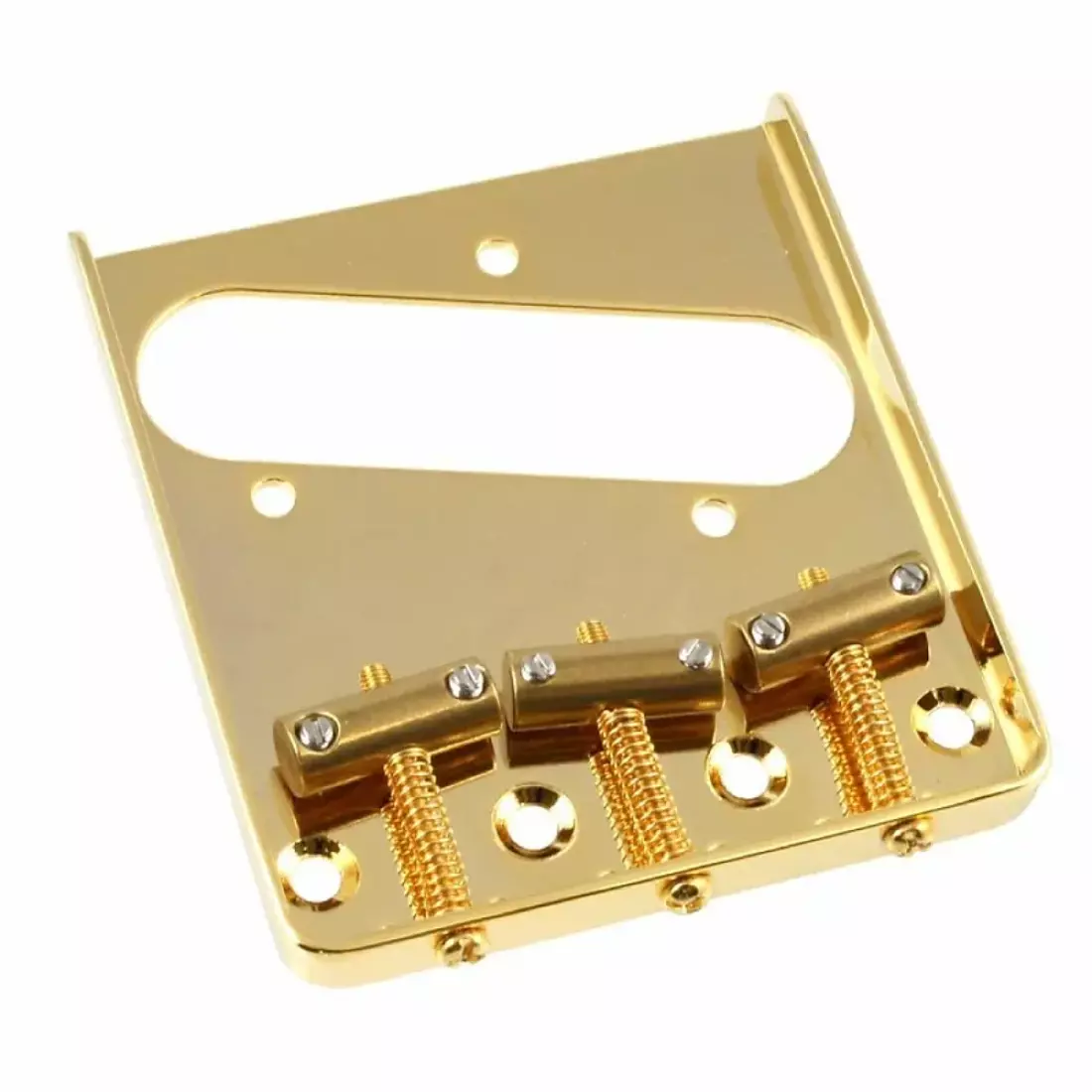 Vintage-style Compensated Saddle Bridge for Telecaster - Gold