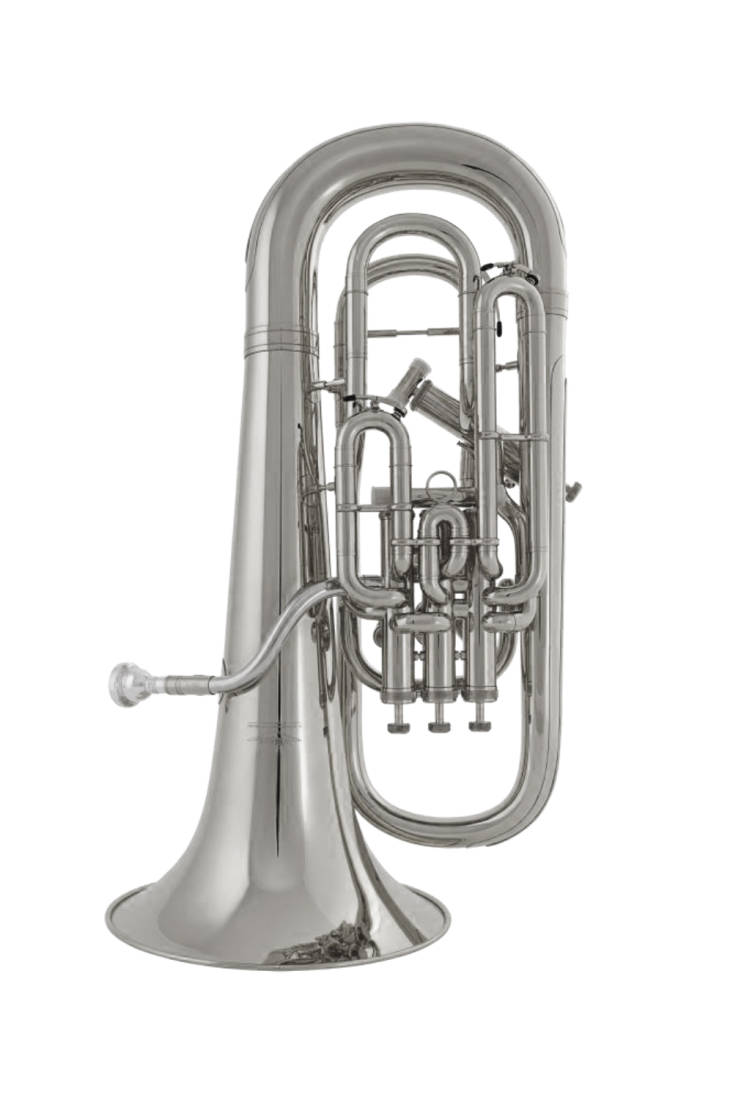 3/4 4 Valve Compensating Euphonium - Silver-Plated